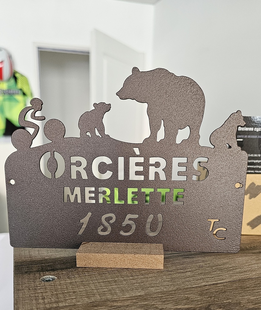 Plaque trophées des cols