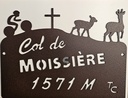 Plaque trophées des cols Moissières